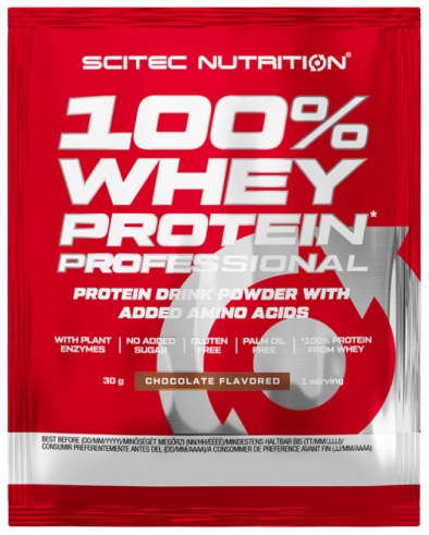 Scitec Nutrition 100% Whey Protein Professional, 100% Вэй Протеин Профэшнл, 30 грамм