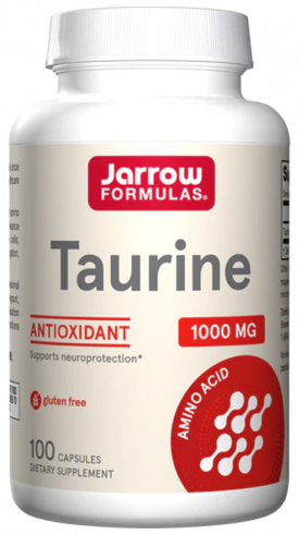 Jarrow Formulas Taurine 1000 mg, Таурин 1000 мг, 100 капсул