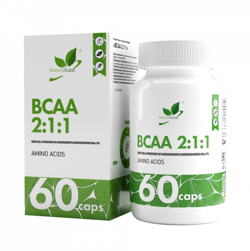 Natural Supp BCAA 2:1:1, 60 капсул