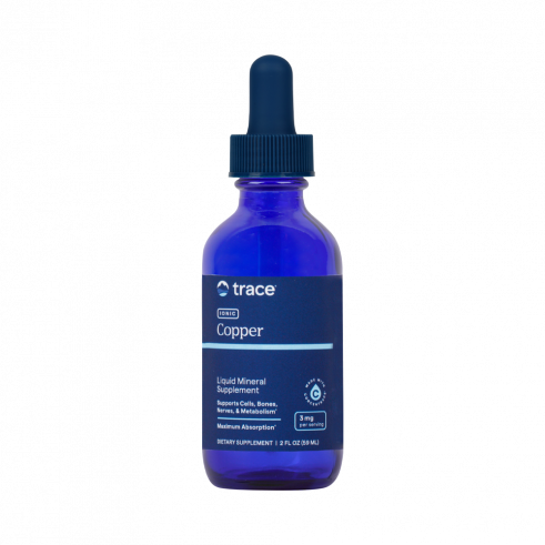 Trace Minerals Ionic Copper, Ионик Медь, 59 мл