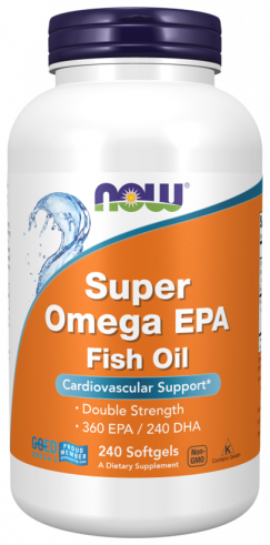 NOW Super Omega EPA, 240 капсул