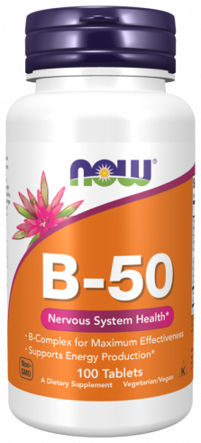 NOW B-50, 100 таблеток