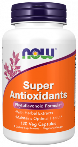 NOW Super Antioxidants, Супер Антиоксиданты, 120 капсул