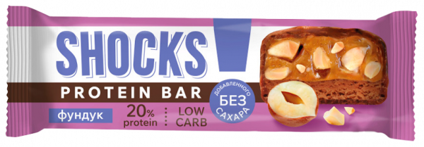 FitnesShock Батончик глазированный Shocks!, 50 грамм