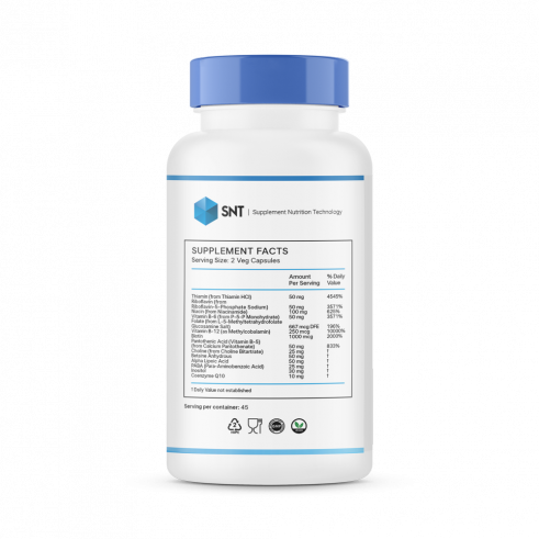 SNT Coenzyme B-complex, Коэнзим Б-комплекс, 90 капсул