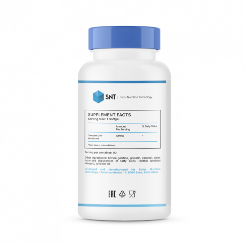 SNT Coenzyme Q10 100 mg, 90 капсул