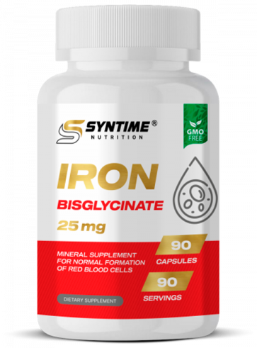 Syntime Nutrition Iron Bisglycinate, 90 капсул