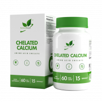 Natural Supp Chelated Calcium, 60 капсул