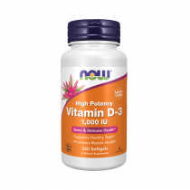 NOW Vitamin D-3 1000 IU, 360 капсул