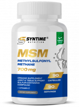 Syntime Nutrition Methylsulfonylmethane, Метилсульфонилметан, 90 капсул